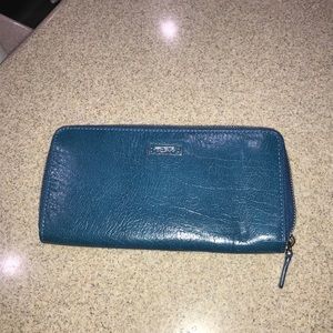 Blue wallet
